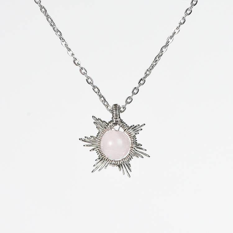 Rose Quartz Necklace: Embrace Love, Healing, and Elegance – Shop Now!