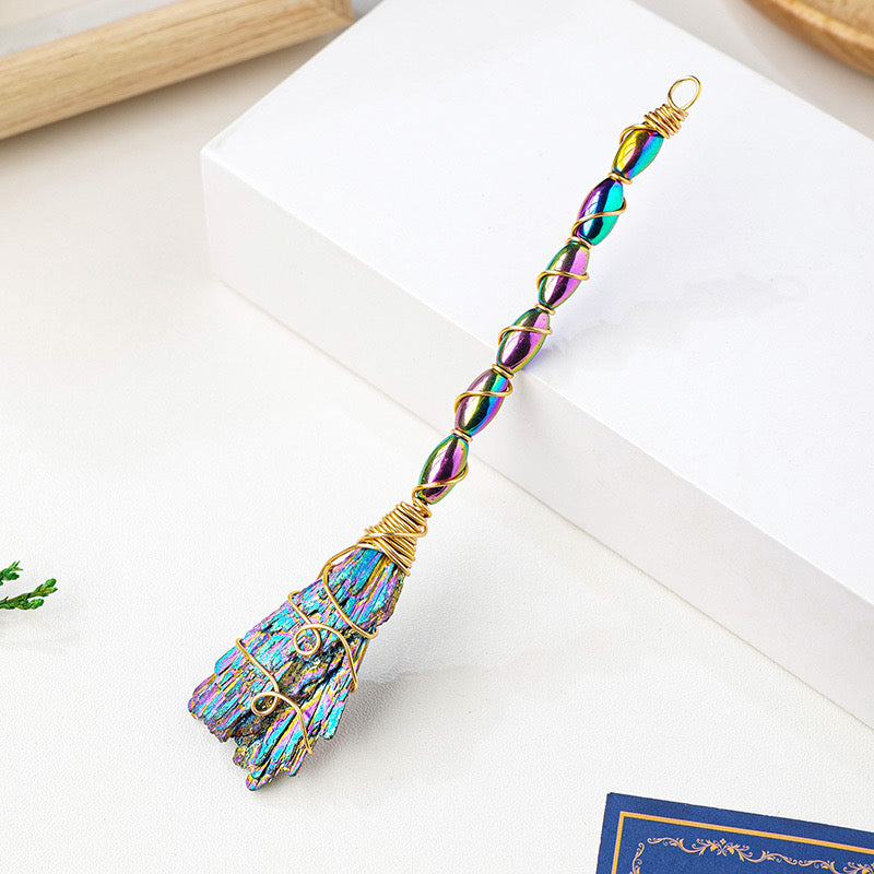 Shop Now for Kyanite Witch Brooms:Sweep Away Negativity