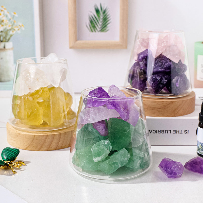 Citrine Crystals Aromatherapy Lamp – Radiate Positive Energy and Light