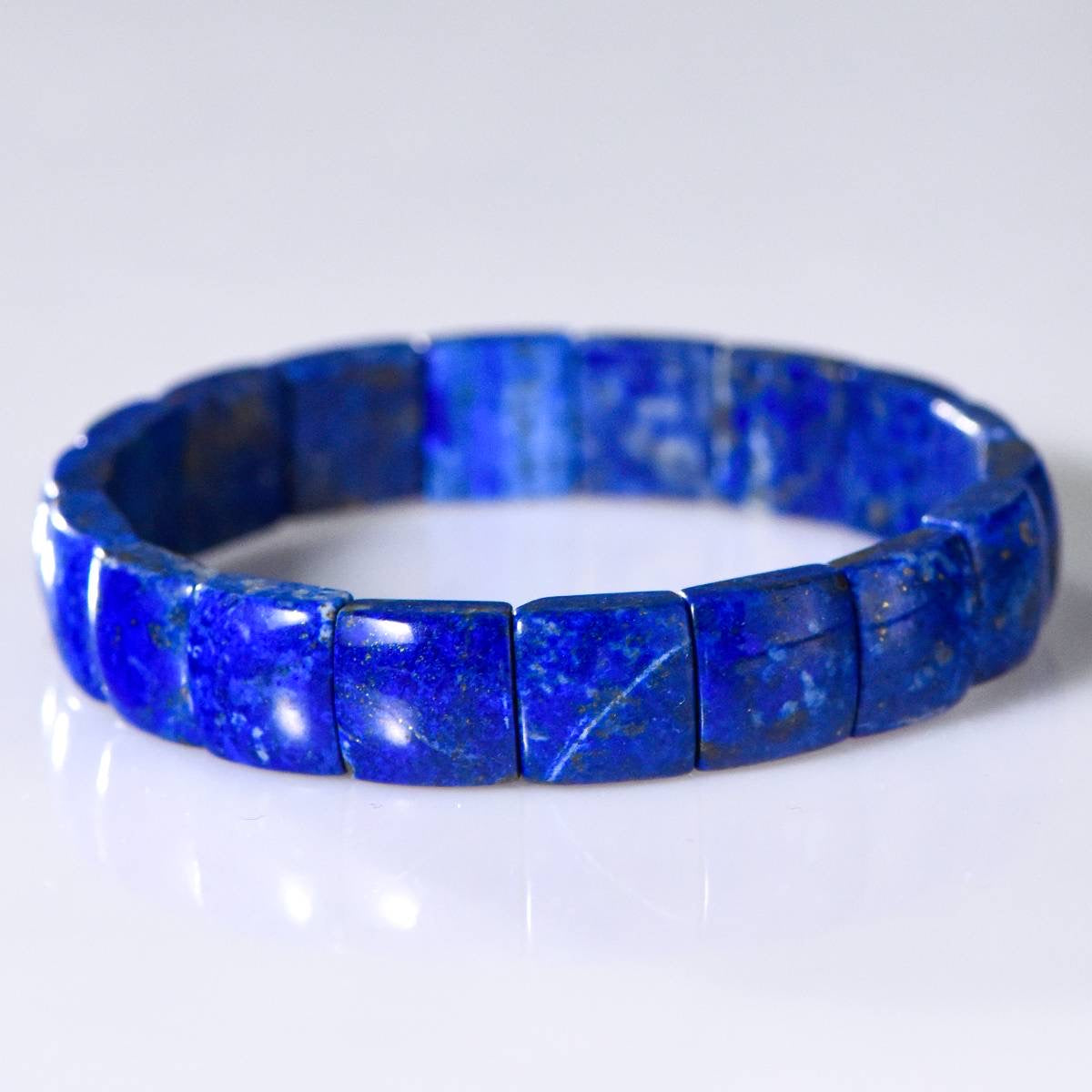 Lapis Lazuli Square Bracelet – December Birthstone Elegance and Energy