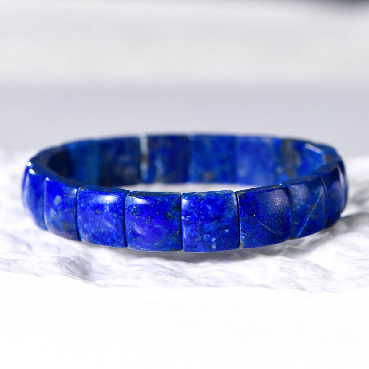 Lapis Lazuli Square Bracelet – December Birthstone Elegance and Energy