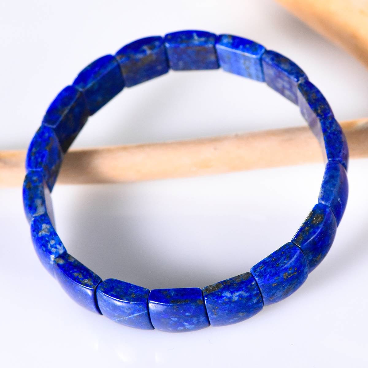 Lapis Lazuli Square Bracelet – December Birthstone Elegance and Energy