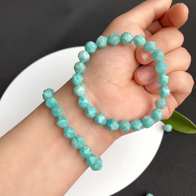 Amazonite Bead Bracelet: Embrace Peace and Balance