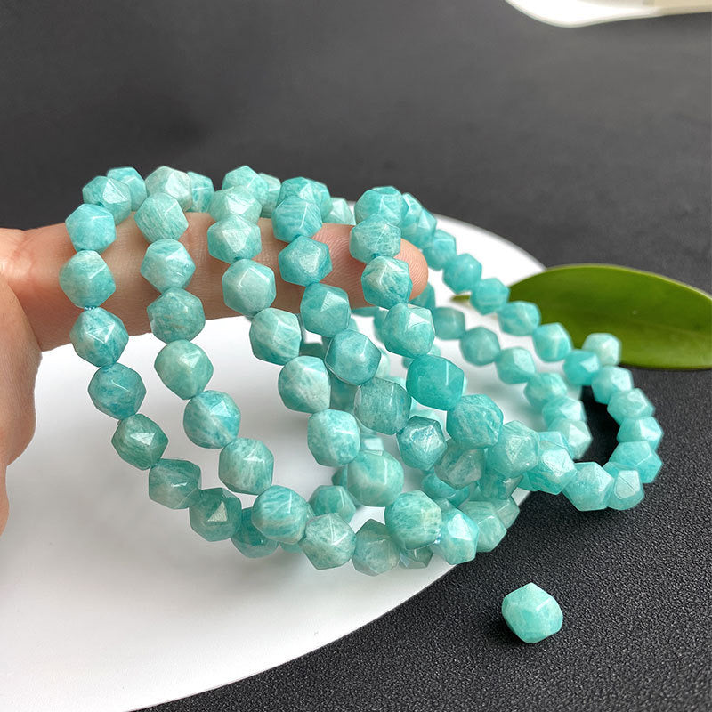 Amazonite Bead Bracelet: Embrace Peace and Balance