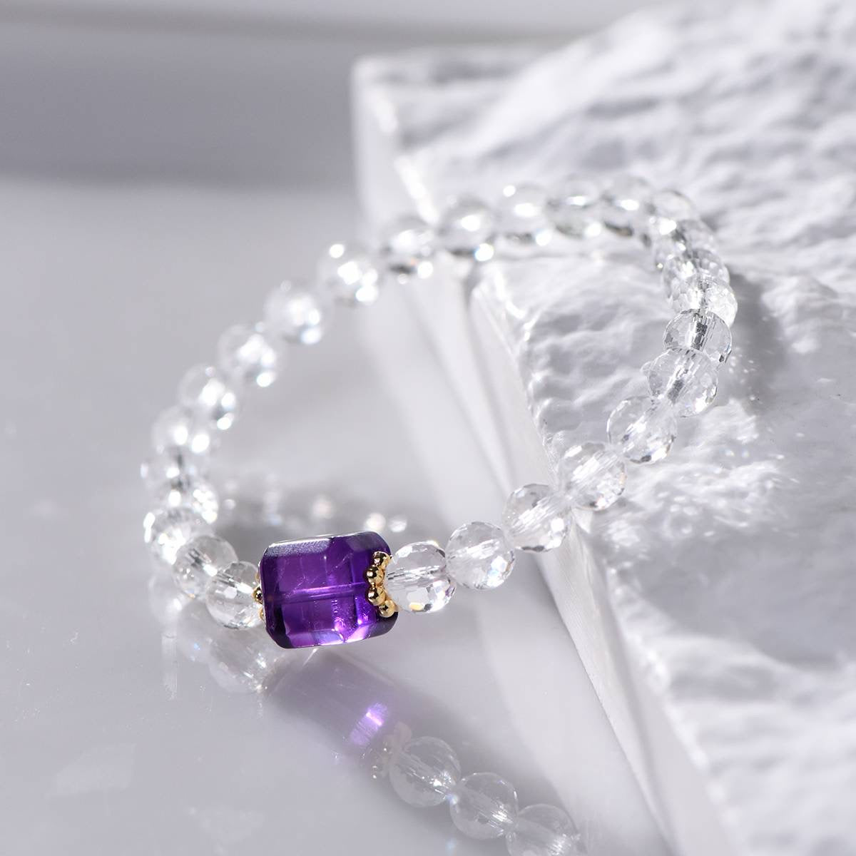 clear quartz bracelet
