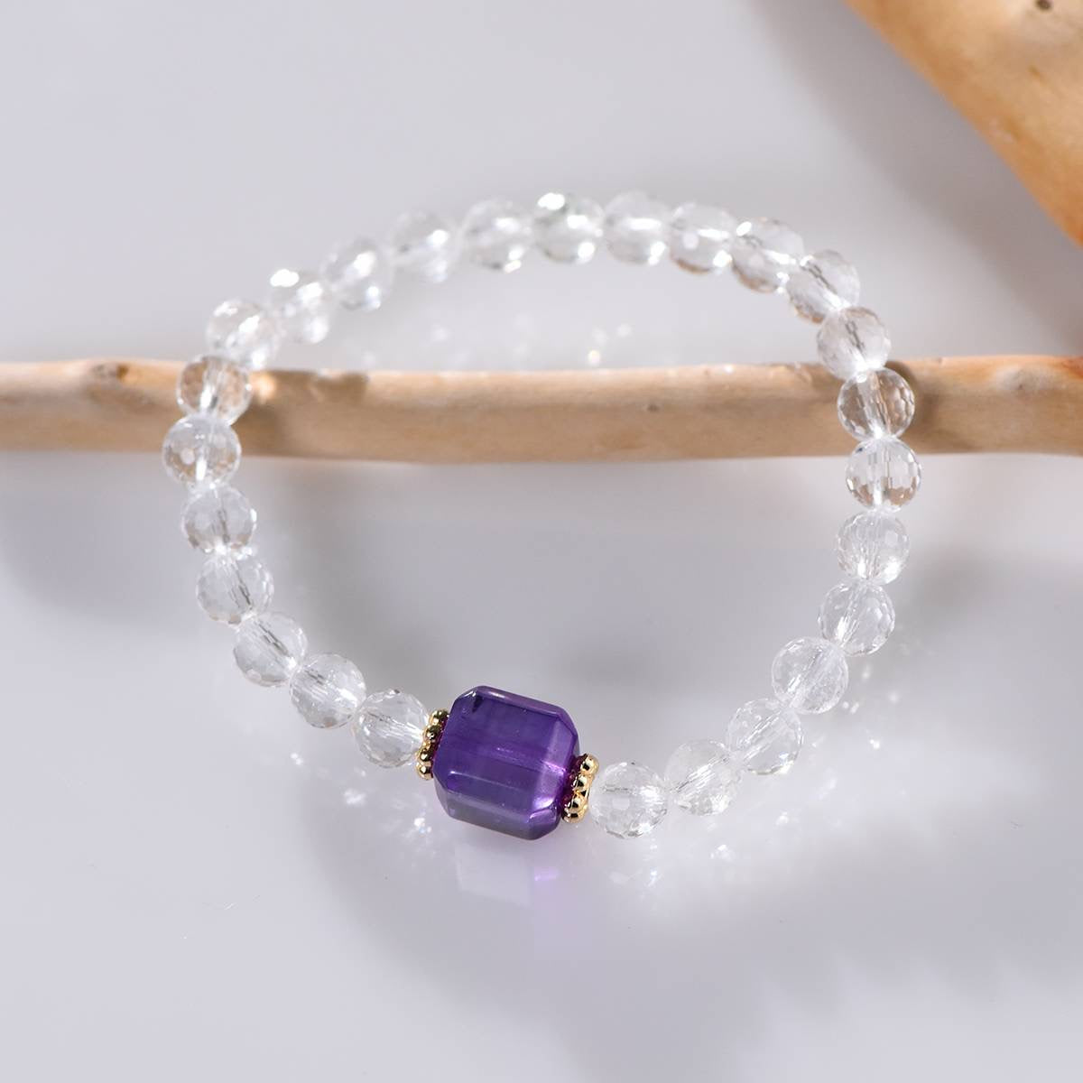 clear quartz bracelet