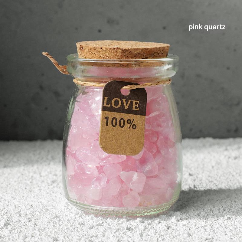 Rose Quartz Wish Bottle