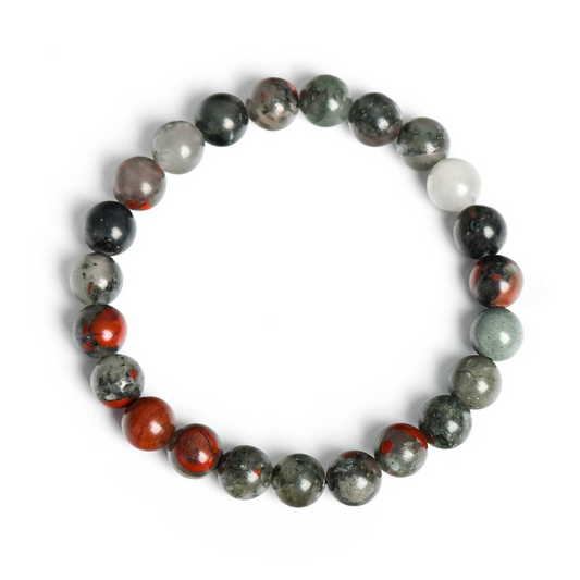 African Bloodstone Bracelet – Ignite Strength, Vitality, and Timeless Style