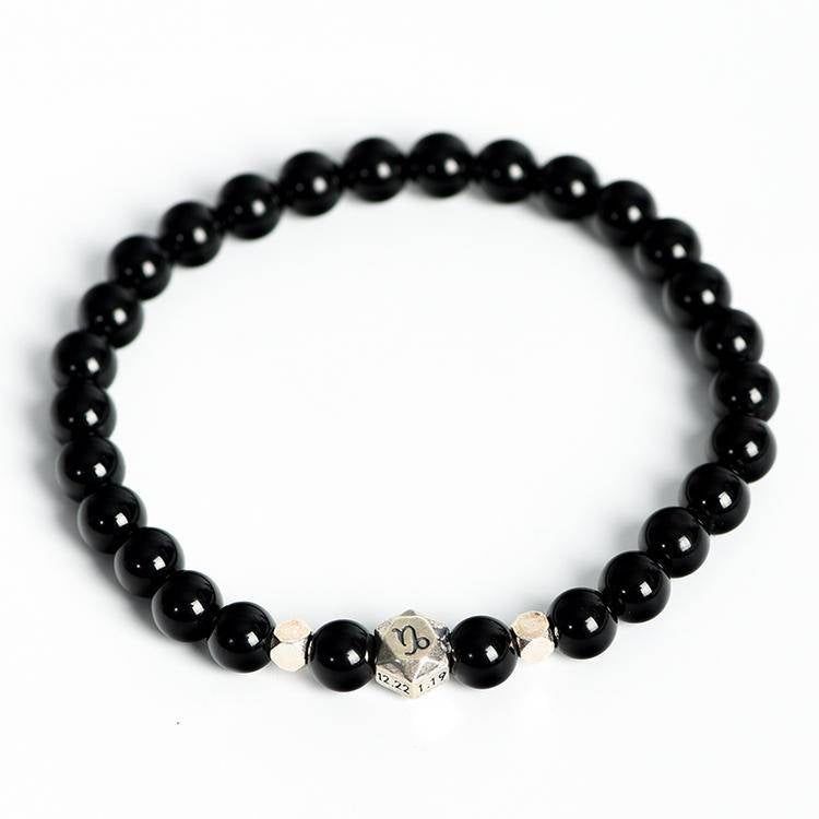 Zodiac Black Obsidian Bracelet: Experience Grounding Energy and Powerful Protection – Shop Now!