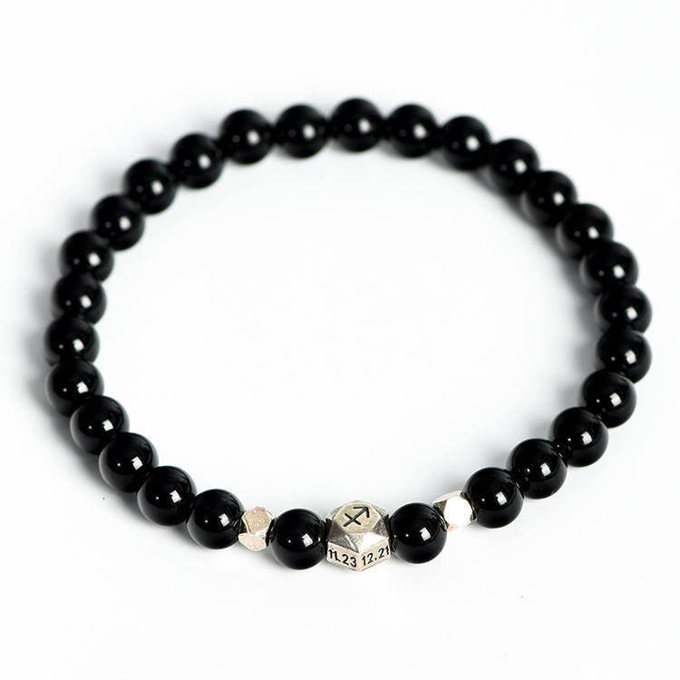 Zodiac Black Obsidian Bracelet: Experience Grounding Energy and Powerful Protection – Shop Now!