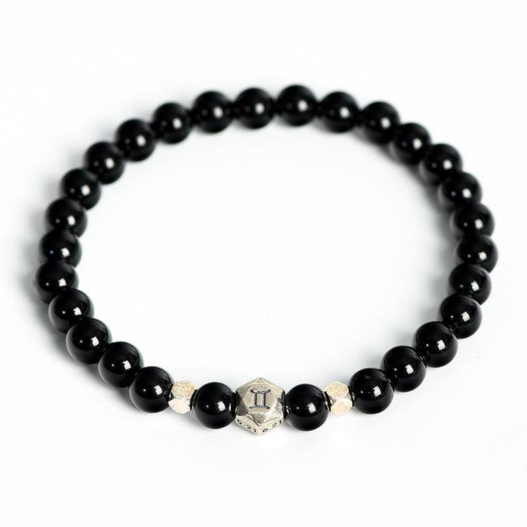 Zodiac Black Obsidian Bracelet: Experience Grounding Energy and Powerful Protection – Shop Now!