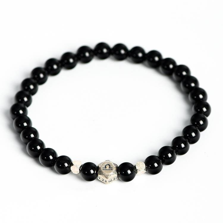 Zodiac Black Obsidian Bracelet: Experience Grounding Energy and Powerful Protection – Shop Now!