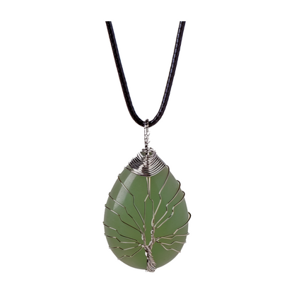 Tree of Life Lapis Lazuli Necklace: Blue Pendant with Timeless Elegance