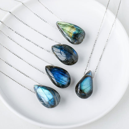 Teardrop Labradorite Pendant