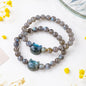 Faceless Cat Labradorite Bead Bracelet – Empower Your Spirit with Mystical Protection