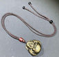  Gold Obsidian Necklace 