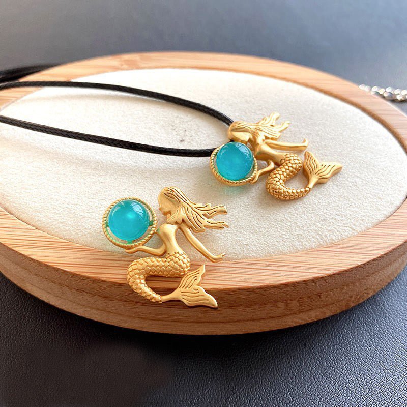 Mermaid Amazonite Pendant 
