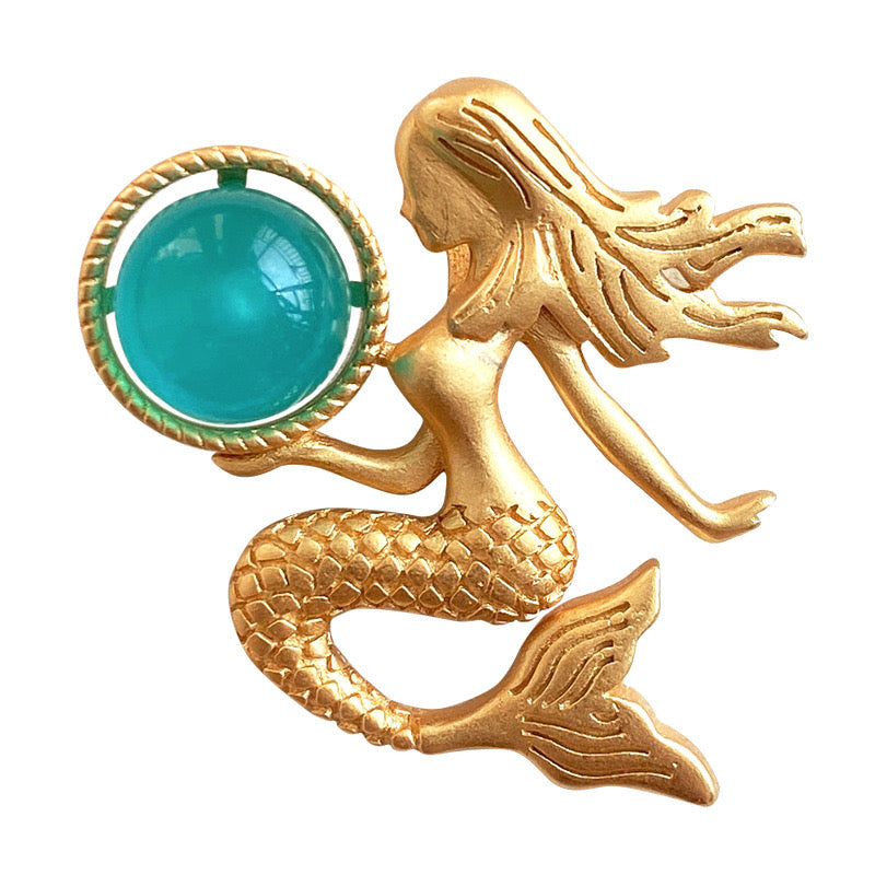 Mermaid Amazonite Pendant