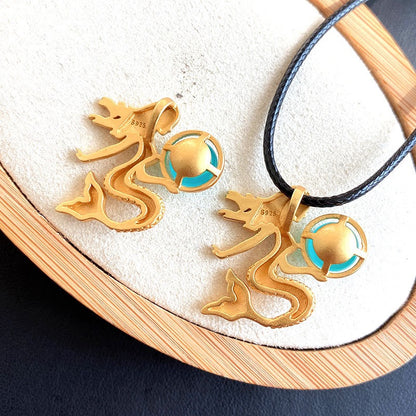 Amazonite Pendant Necklace