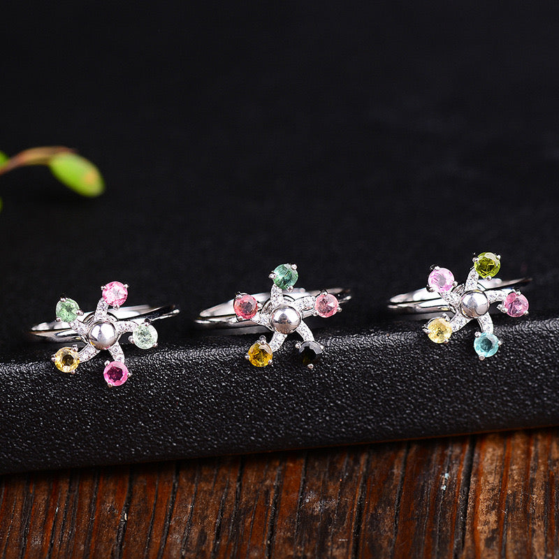 Windmill Tourmaline Ring