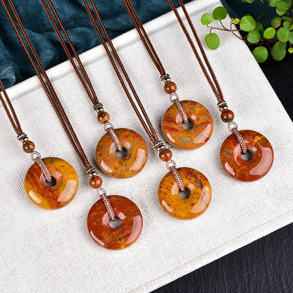Luck Red Agate Pendant – Attract Wealth and Luck