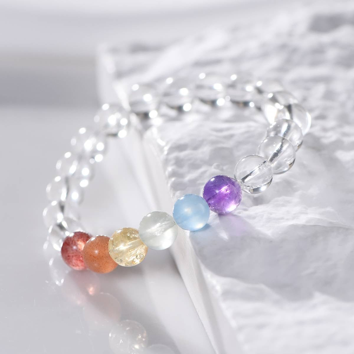 coloured crystal bracelets