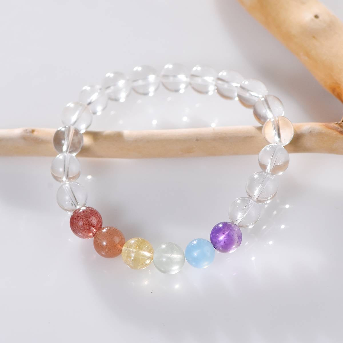 white crystal bracelets