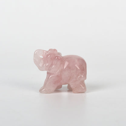 Crystal Elephant: Powerful Tiger's Eye Stone for Strength and Protection