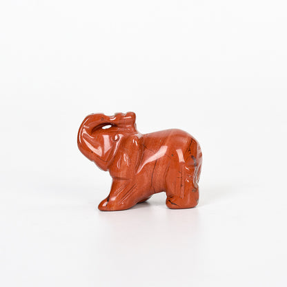 Crystal Elephant: Powerful Tiger's Eye Stone for Strength and Protection