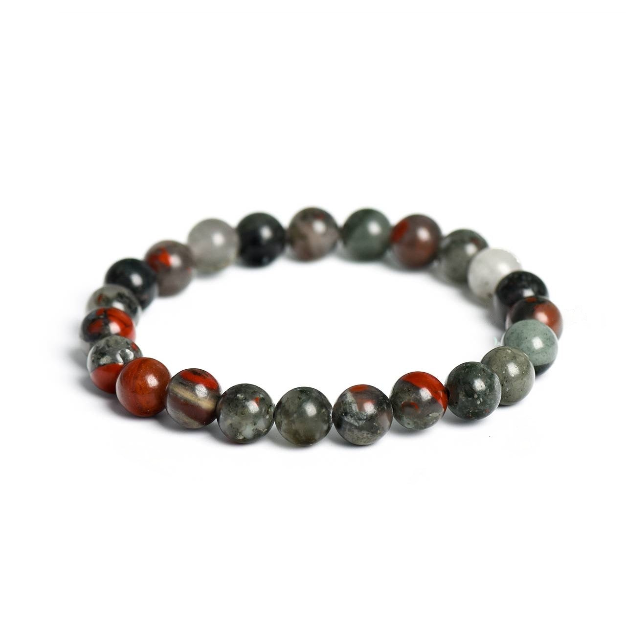 African Bloodstone Bracelet – Ignite Strength, Vitality, and Timeless Style